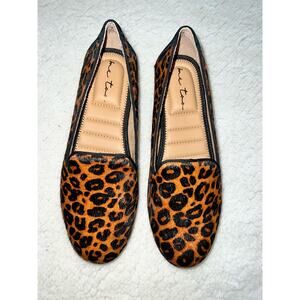 ME TOO Yale Leopard Print Genuine Fur Leather
Loafers flats - size 7